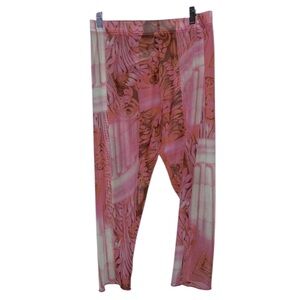 Pink Patterned Capris